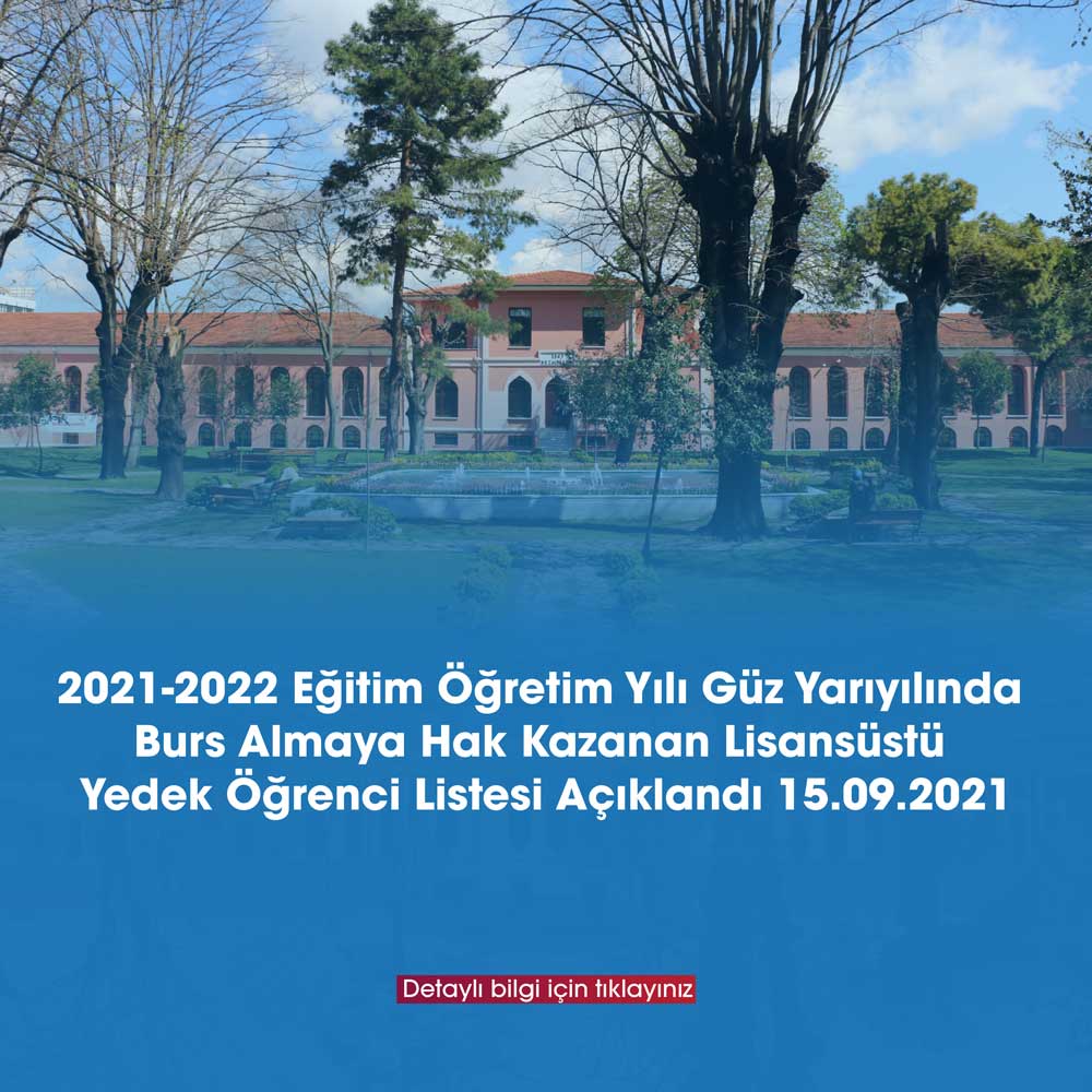 saglik bilimleri enstitusu bezmialem vakif universitesi