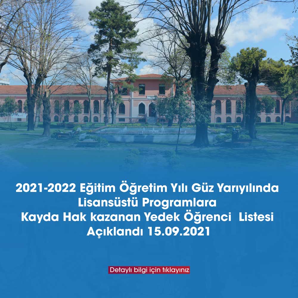 saglik bilimleri enstitusu bezmialem vakif universitesi